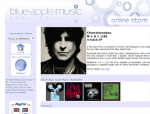Tablet Screenshot of blueapplemusic.co.uk